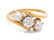A 14 Karat Yellow Gold, Diamond and Cultured Pearl