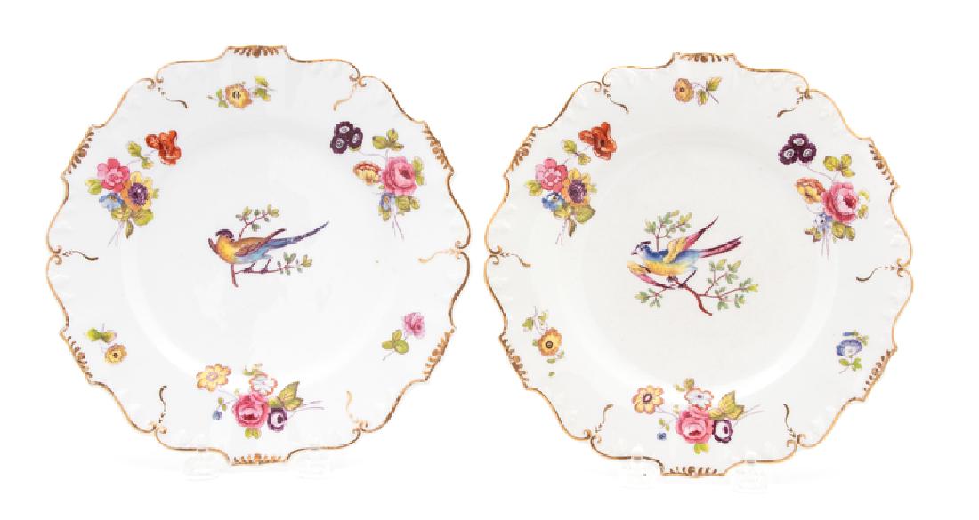 A Set of Six English Porcelain Plates (1 of 1)