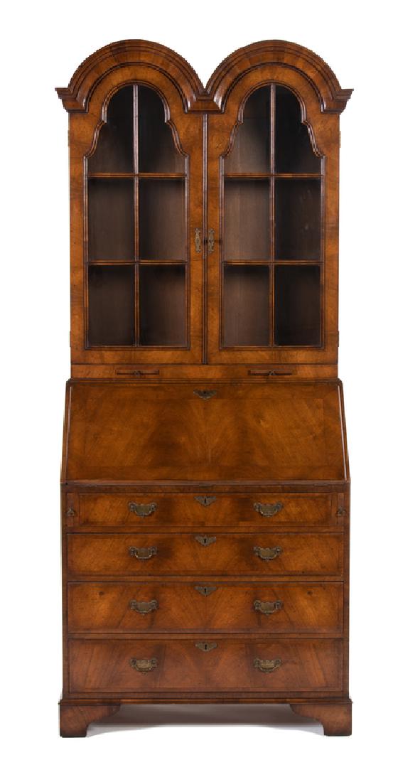 A William & Mary Style Walnut Double Dome Secretary (1 of 3)