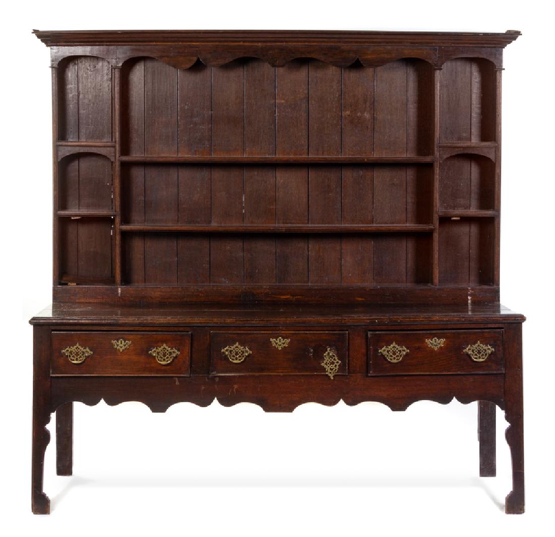 A George III Provincial Oak Welsh Dresser (1 of 1)