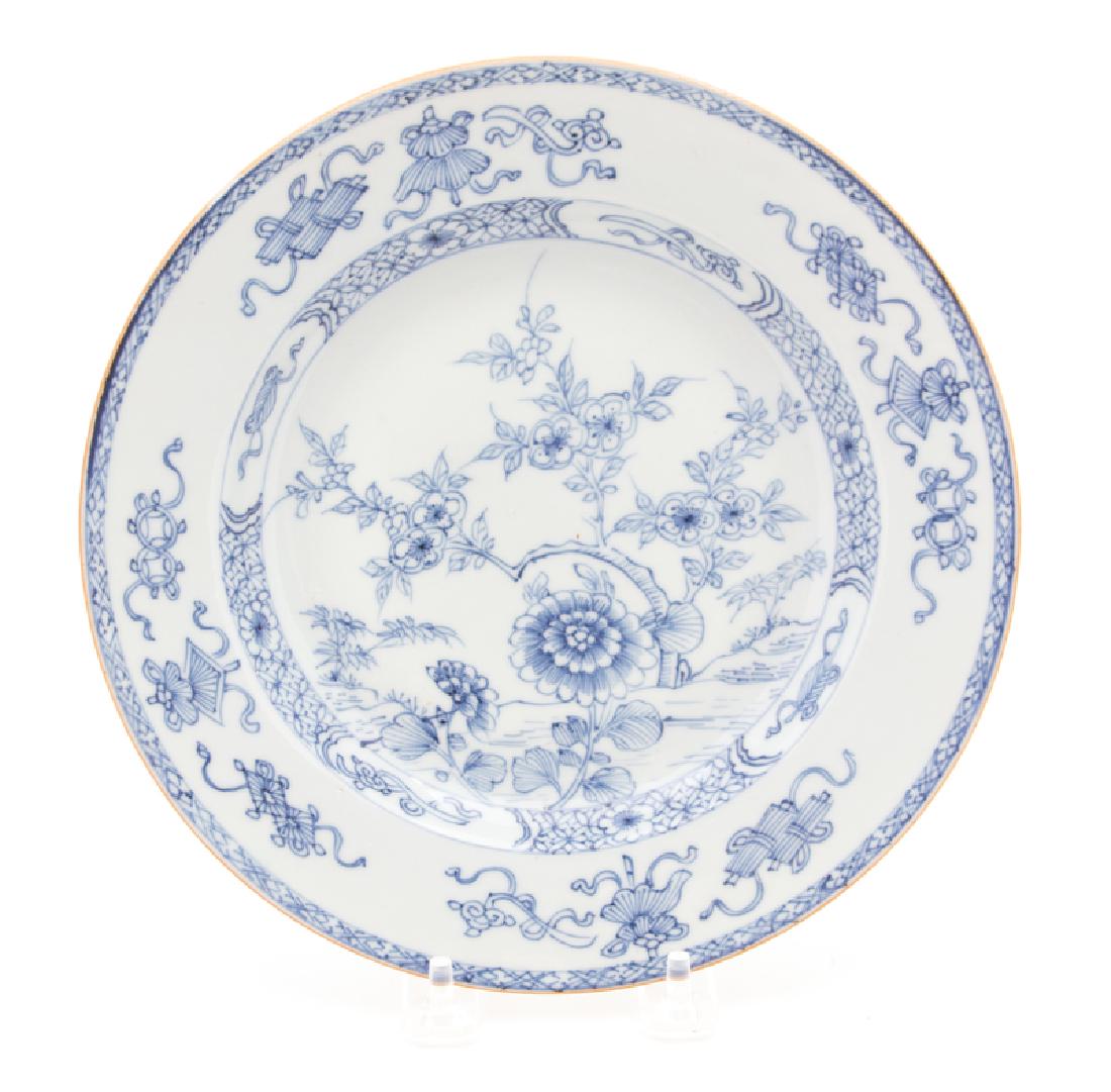 A Set of Five Chinese Export Porcelain Plates (1 of 1)