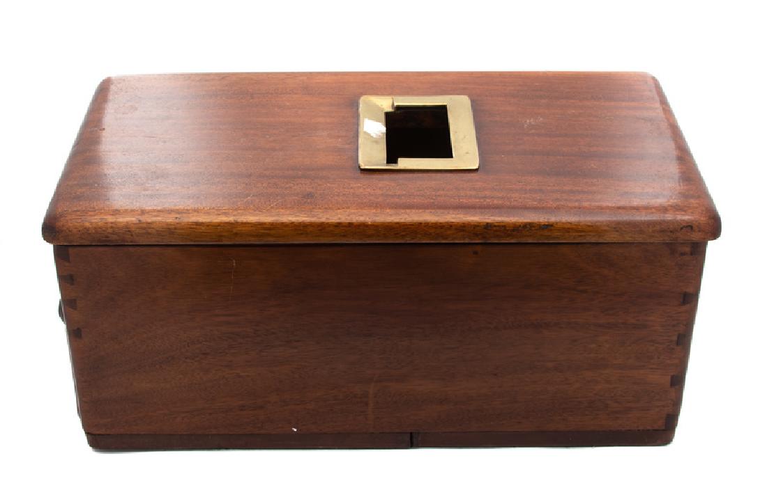 An English Mahogany Ballot Box (1 of 2)