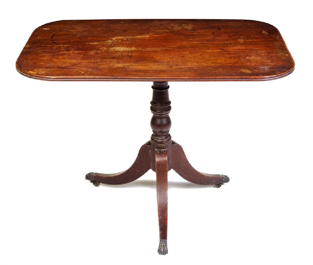 A Regency Style Mahogany Tea Table (1 of 1)