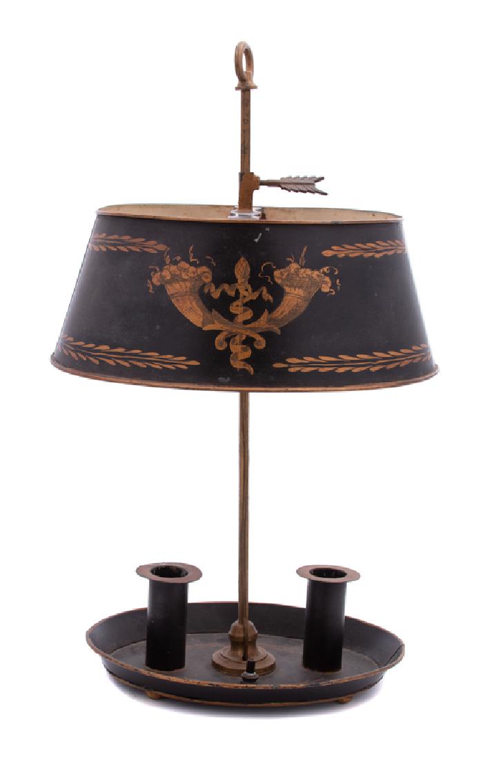 *A French Tole Bouillotte Lamp (1 of 1)