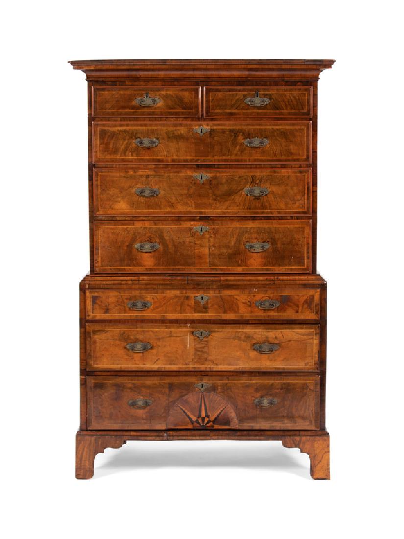 A George I Walnut Chest on Chest (1 of 1)