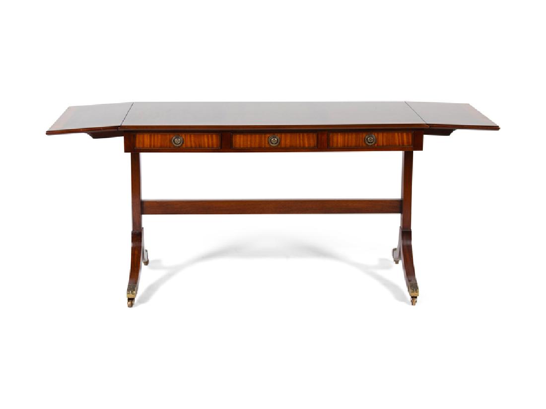 A Regency Style Inlaid Mahogany Sofa Table (1 of 2)