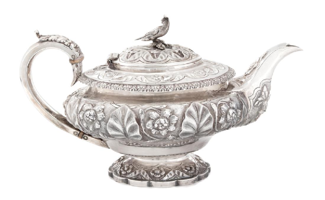 An English Silver Teapot, Richard Pierce & George (1 of 1)