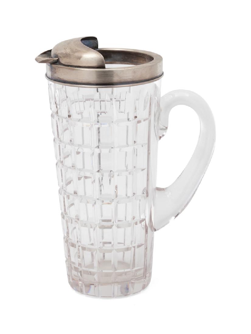 A French Cut Glass and Silver Mounted Pitcher (1 of 1)