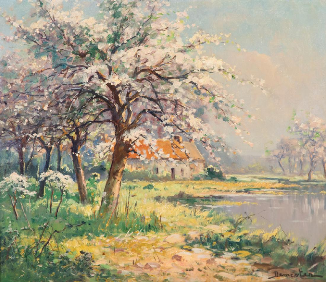 Eugene Demester, (French, b. 1914), Flowering Tree on (1 of 1)
