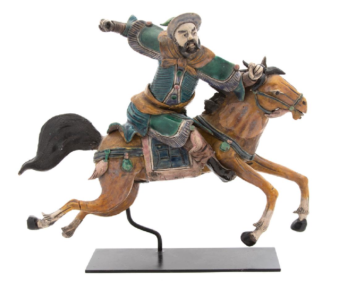 A Chinese Glazed Ceramic Figure (1 of 1)