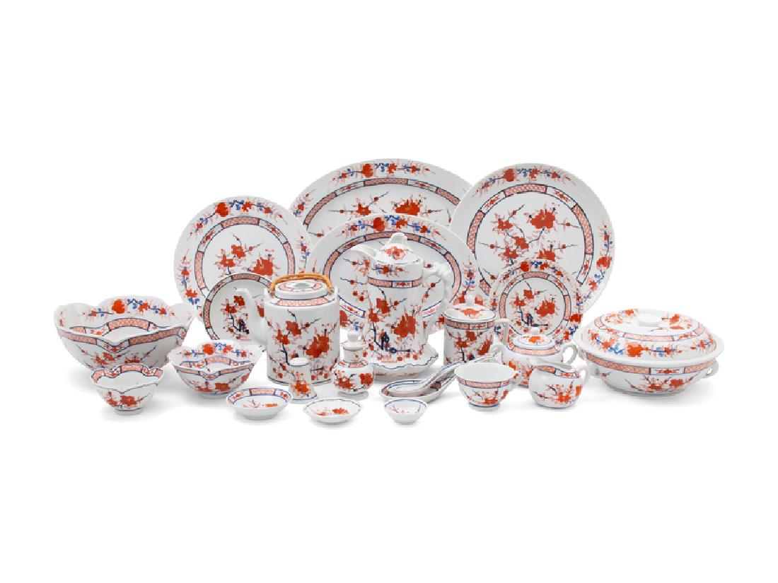 A Chinese Hand Painted Imari Palette Porcelain Service  (1 of 1)