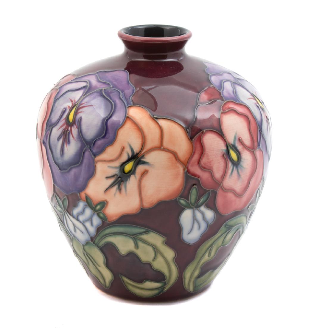 A Moorcroft Pottery Vase Height (1 of 1)