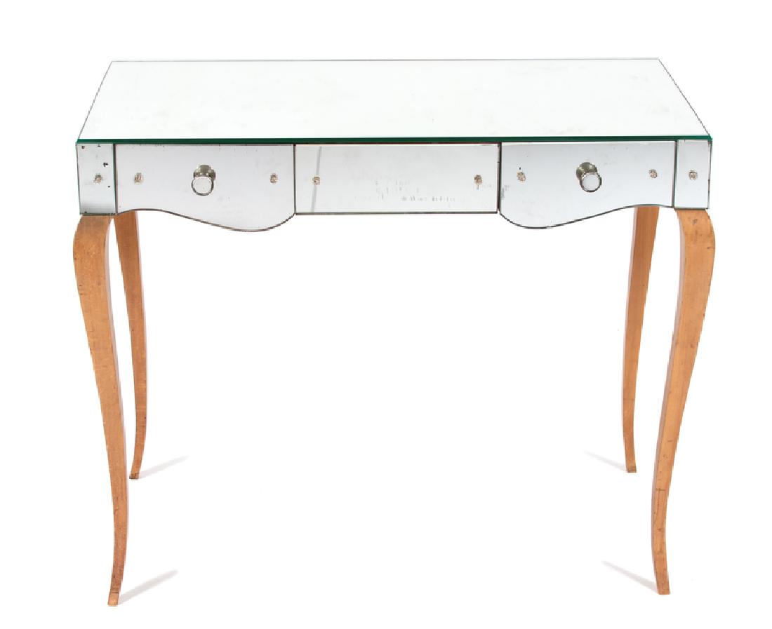 A Mid-Century Modern Mirrored Vanity Table (1 of 1)