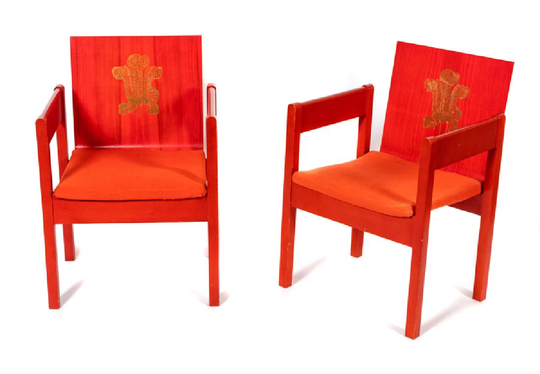A Pair of Prince of Wales Investiture Chairs (1 of 1)