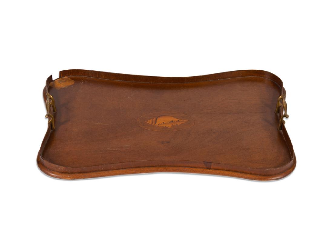 A Regency Style Inlaid Mahogany Serving Tray  (1 of 1)