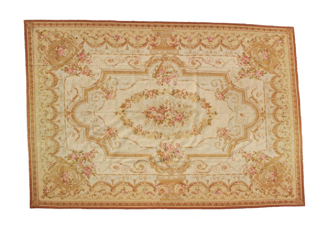An Aubusson Style Needlepoint Rug (1 of 1)