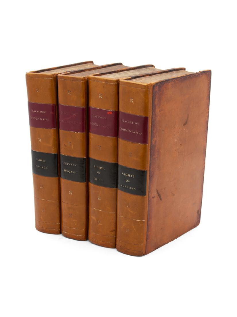 BLACKSTONE, Sir William, Knt., Commentaries on The Laws (1 of 1)