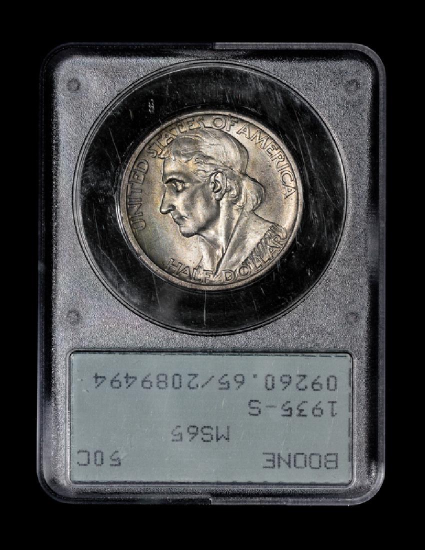 A United States 1935-S Daniel Boone Commemorative 50c (1 of 2)