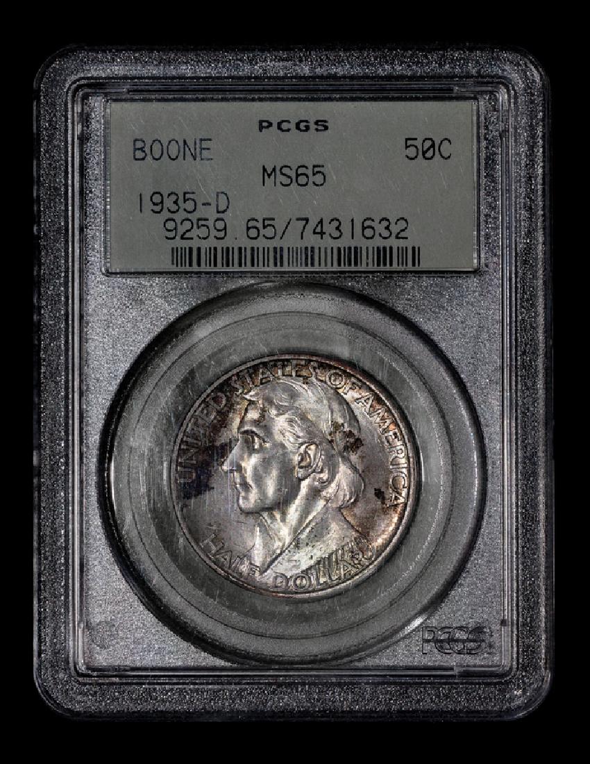 A United States 1935-S Daniel Boone Commemorative 50c (1 of 2)