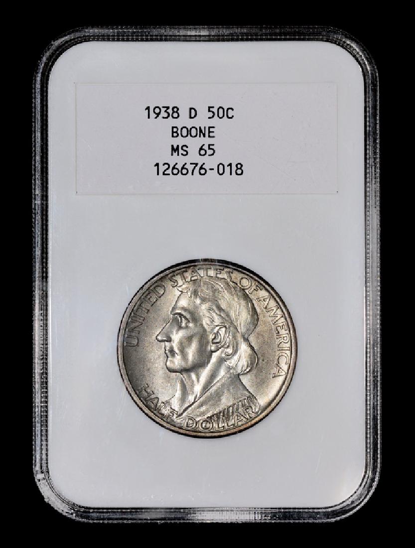 A United States 1938-D Daniel Boone Commemorative 50c (1 of 1)