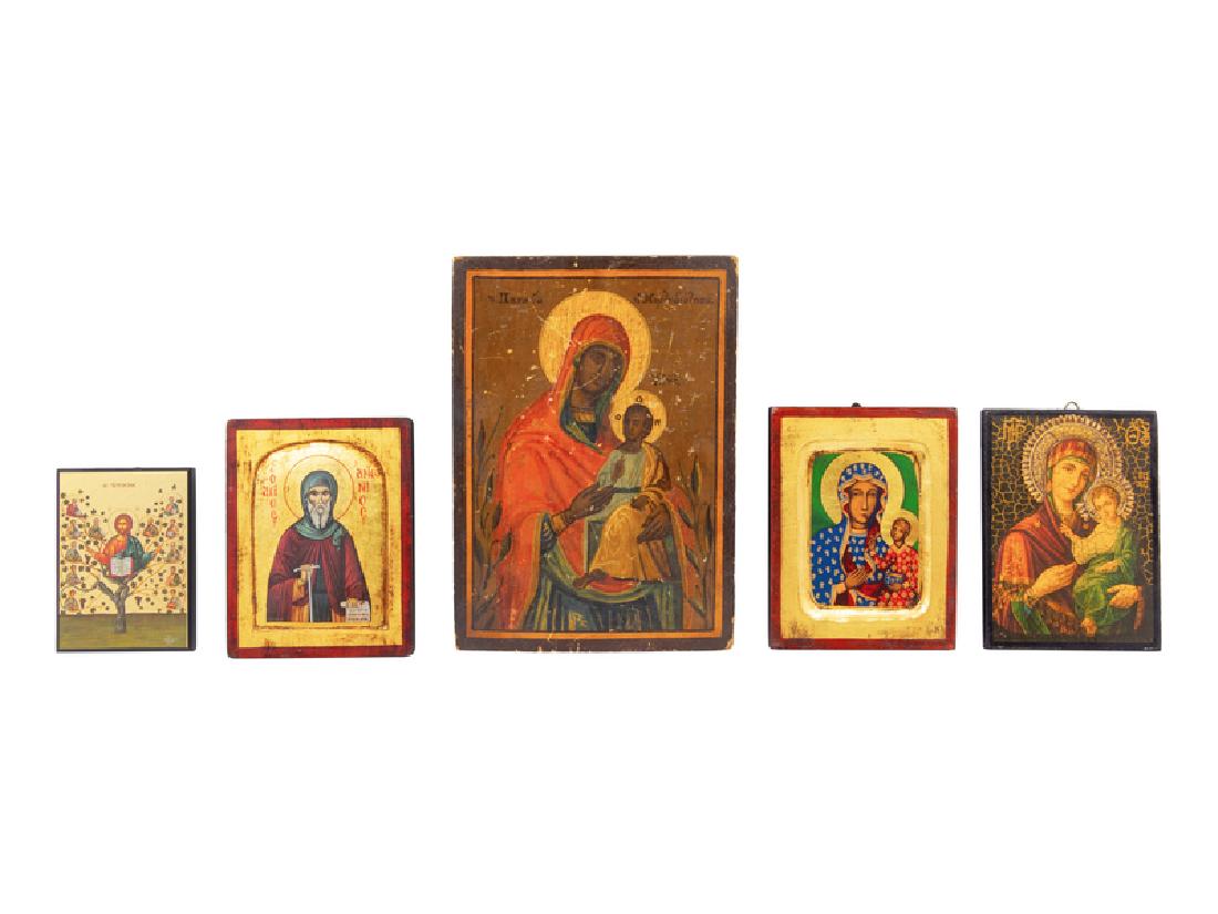 A Collection of Eastern European Icons 20TH (1 of 2)