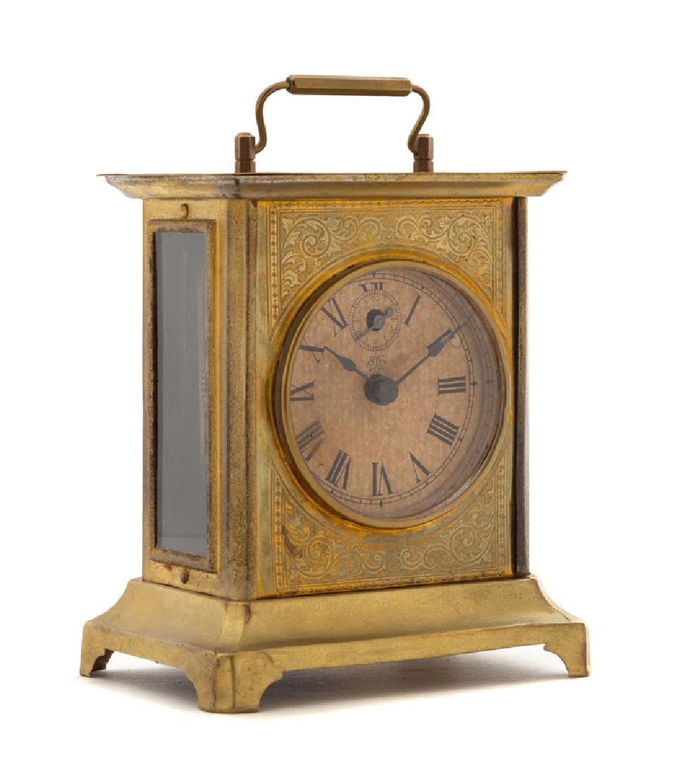 A German Brass Carriage Clock JUNGHANS, (1 of 1)