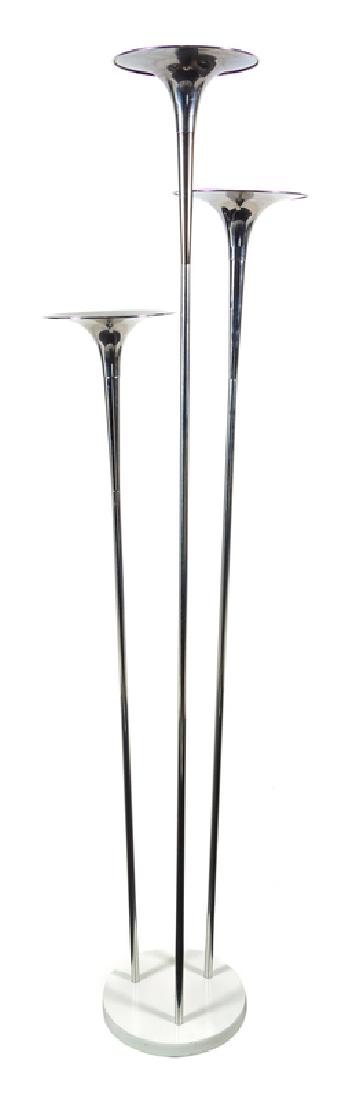A Chrome Floor Lamp, attributed to Reggiani (1 of 1)