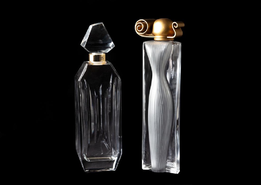 A Group of Two Givenchy Factice Perfume Bottles (1 of 1)