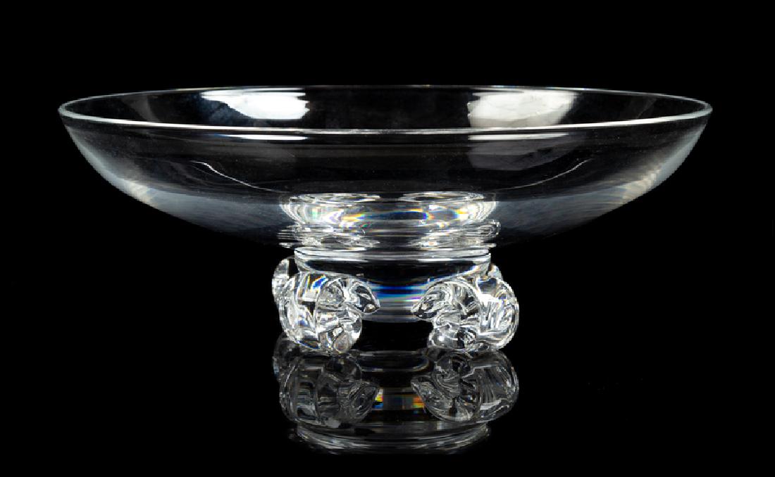 A Steuben Glass Footed Bowl (1 of 1)