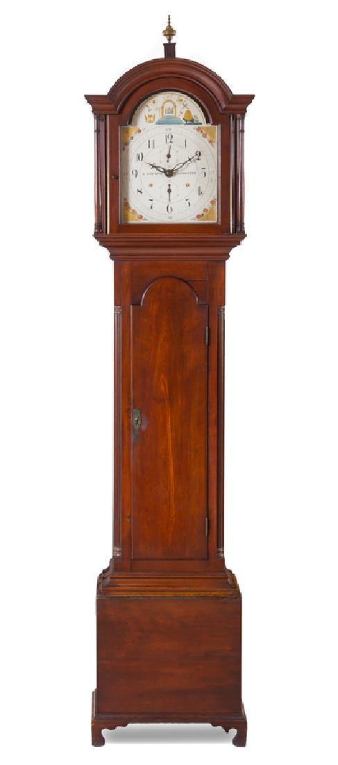 An American Tall Case Clock RILEY WHITING, (1 of 1)