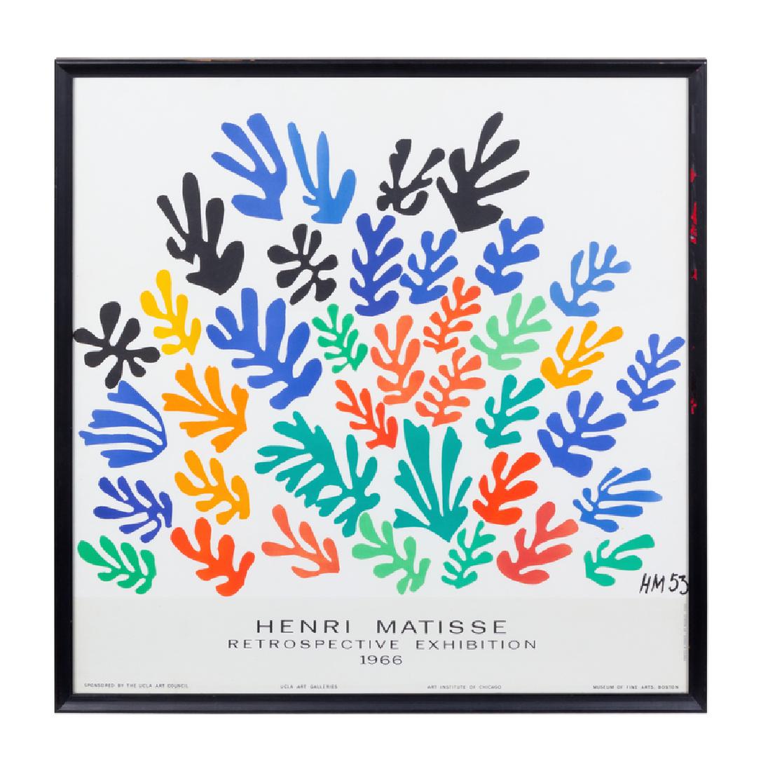 Henri Matisse offset lithograph 26 x 26 (1 of 1)