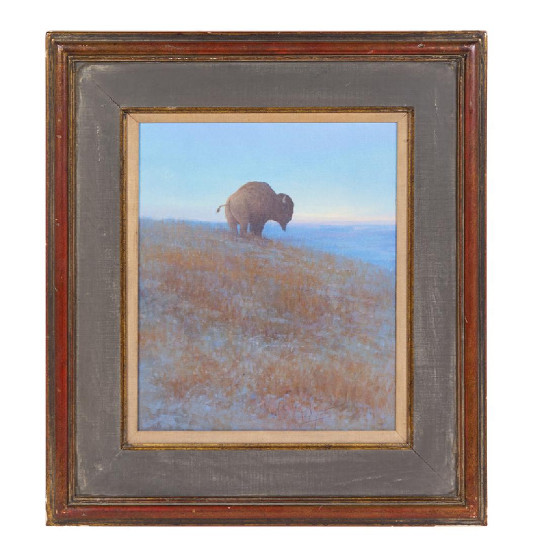 George Dee Smith(American, b. 1944)Fairy Tale Land,: George Dee Smith (American, b. 1944) Fairy Tale Land, 1996 oil on canvas signed (lower left), titled and dated (verso) 14 1/4 x 12 inches.