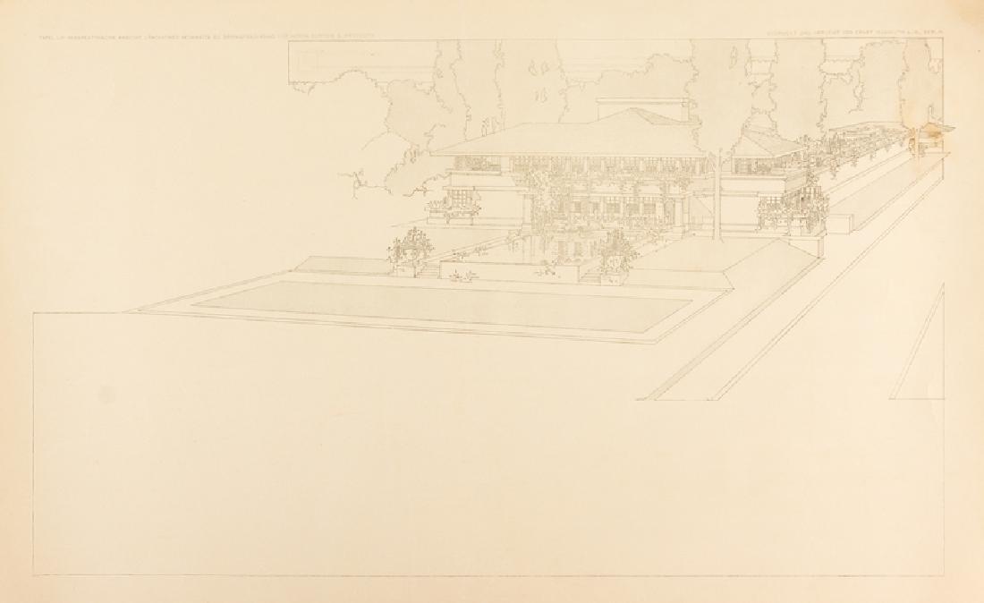 A Frank Lloyd Wright Wasmuth Portfolio Print (1 of 1)
