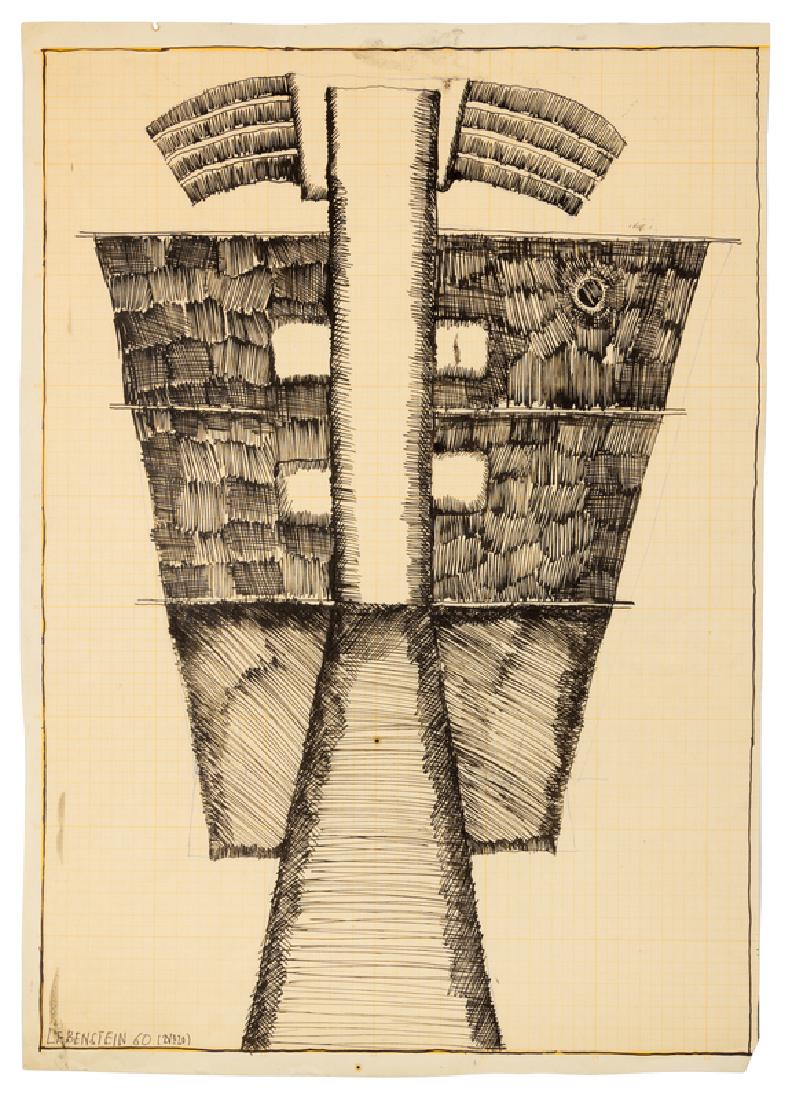 Jan Lebenstein (Polish/French, 1930-1999) No. 20,  1960 (1 of 2)