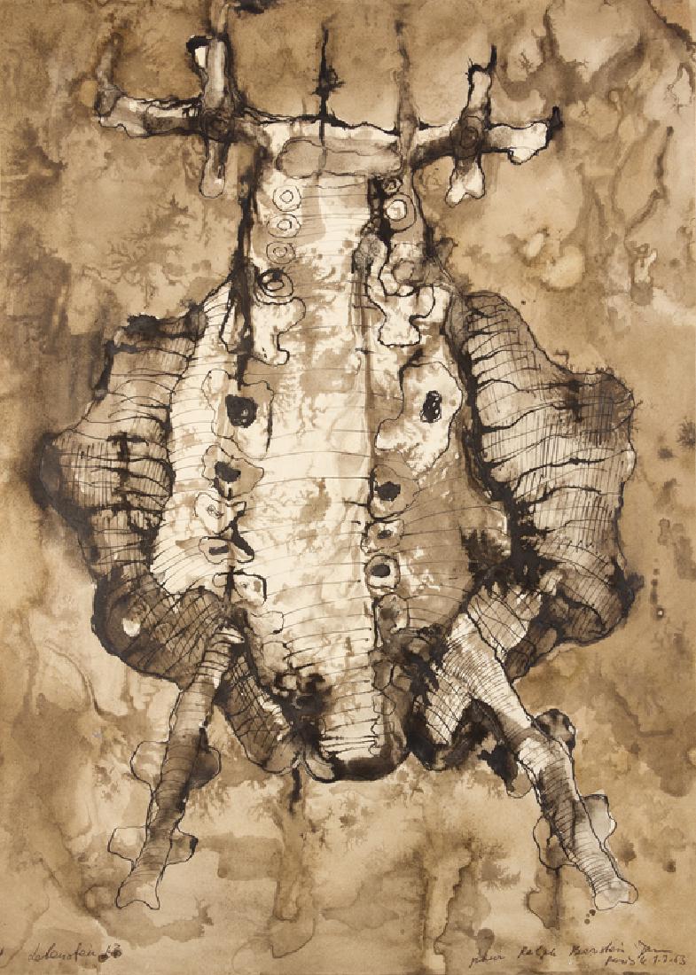 Jan Lebenstein (Polish/French, 1930-1999) Untitled, (1 of 1)