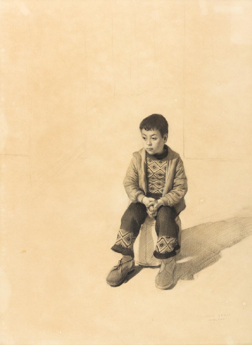Claudio Bravo (Chilean, 1936-2011) Little Boy, 1965 (1 of 2)