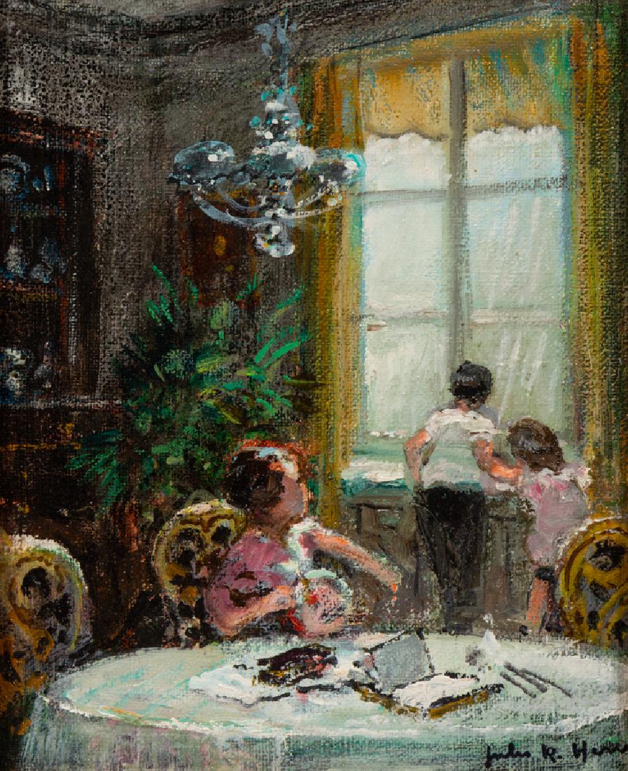 Jules René Hervé (French, 1887-1981) La pluie au dehors (1 of 1)