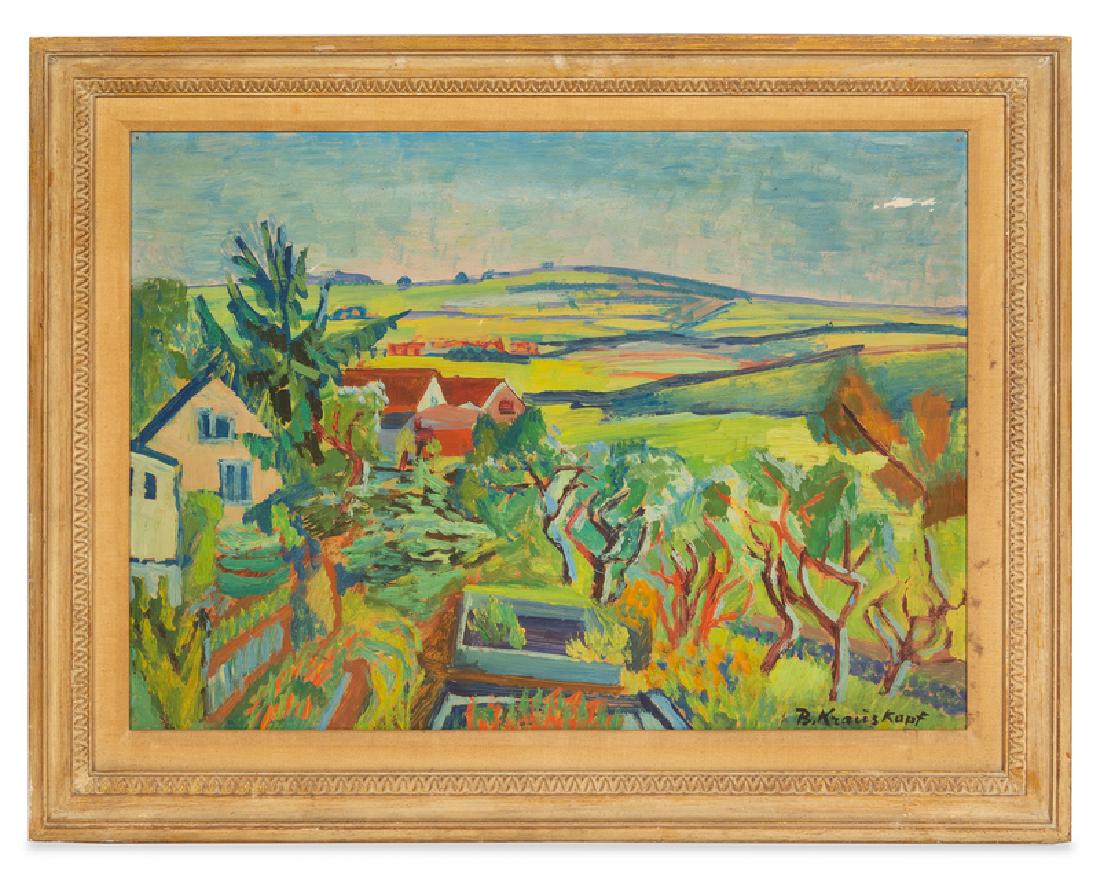 Bruno Krauskopf (Germany, 1892-1960) Untitled oil on (1 of 1)