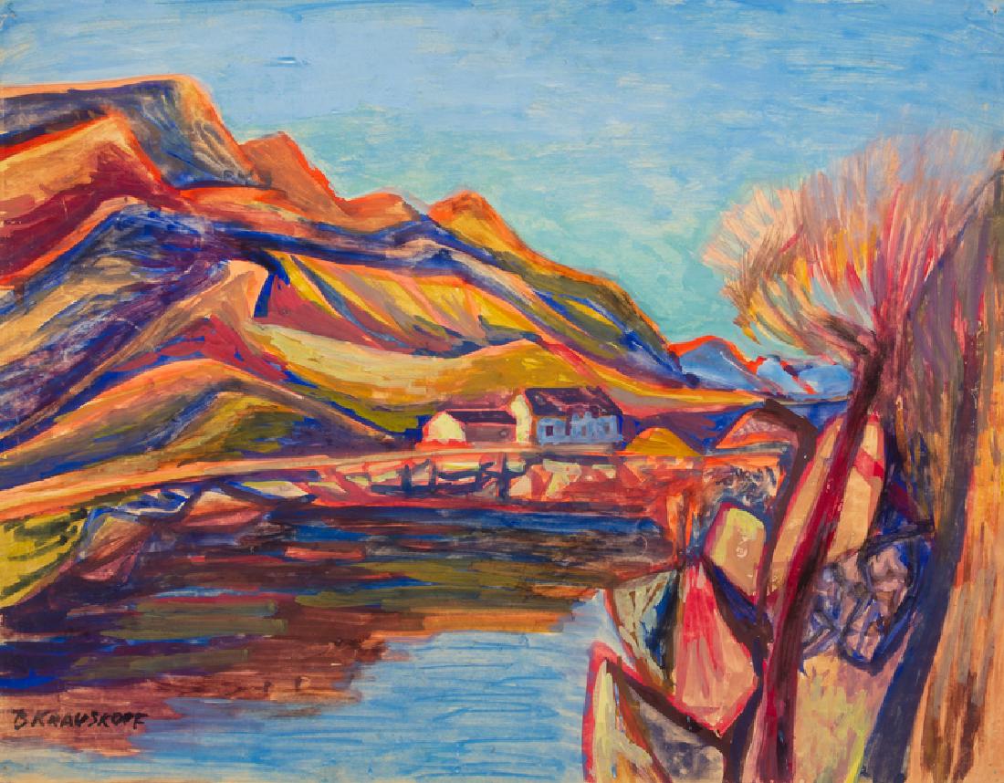 Bruno Krauskopf (German, 1892-1960) Untitled mixed (1 of 2)