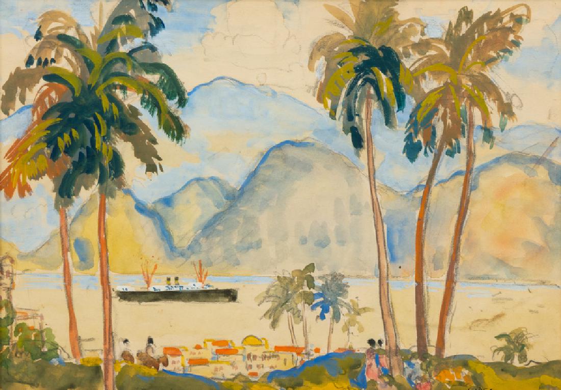 Gifford Beal  (American, 1879-1956) Puerto Rico (1 of 1)