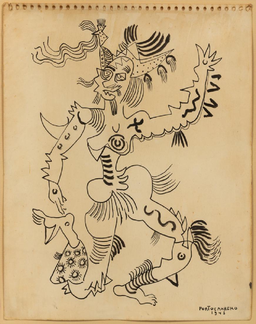 René Portocarrero (Cuban, 1912-1985) Court Jester (1 of 1)