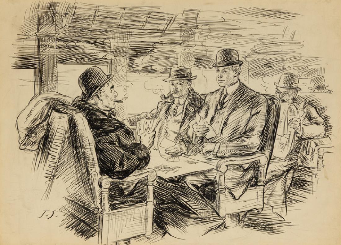 John French Sloan  (American, 1871-1951) “Lucky!” cried (1 of 1)