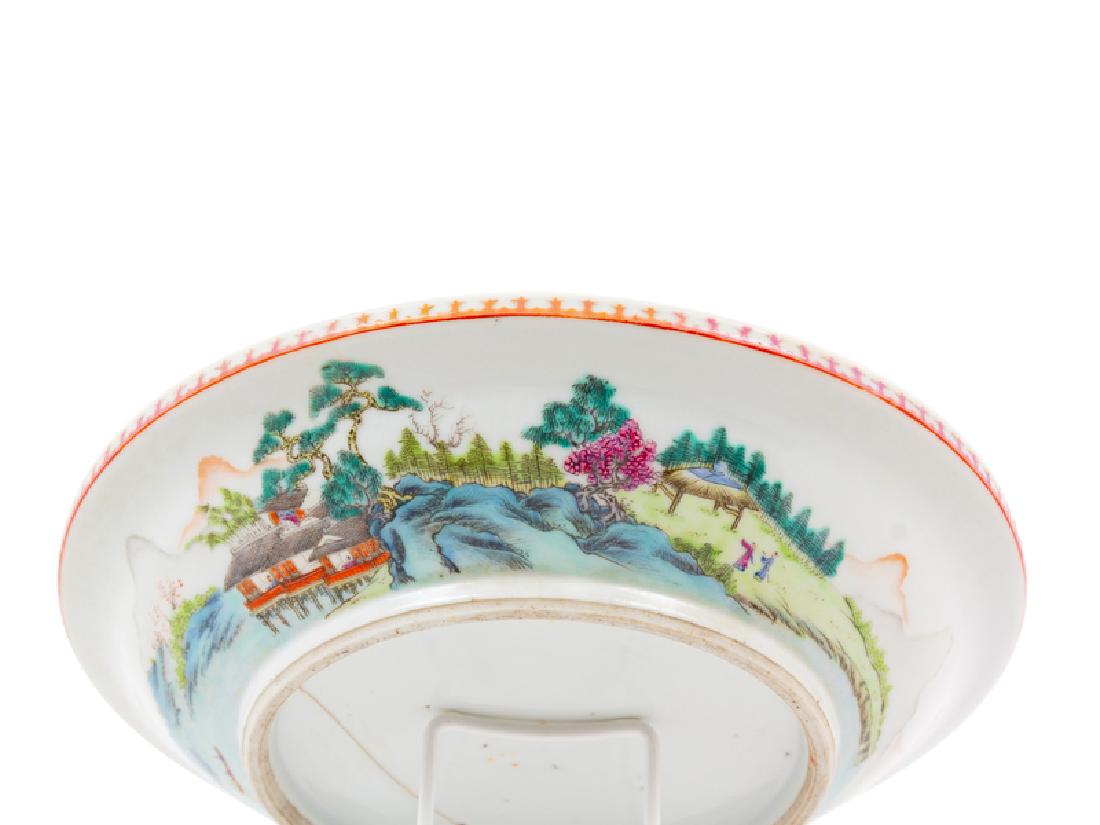 Two Chinese Famille Rose Porcelain Articles 20TH (1 of 3)