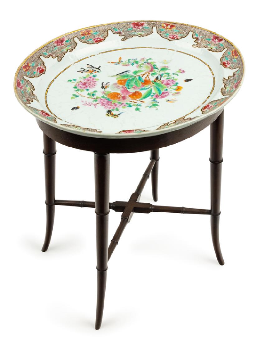 A Chinese Famille Rose Porcelain Charger 19TH CENTURY (1 of 1)