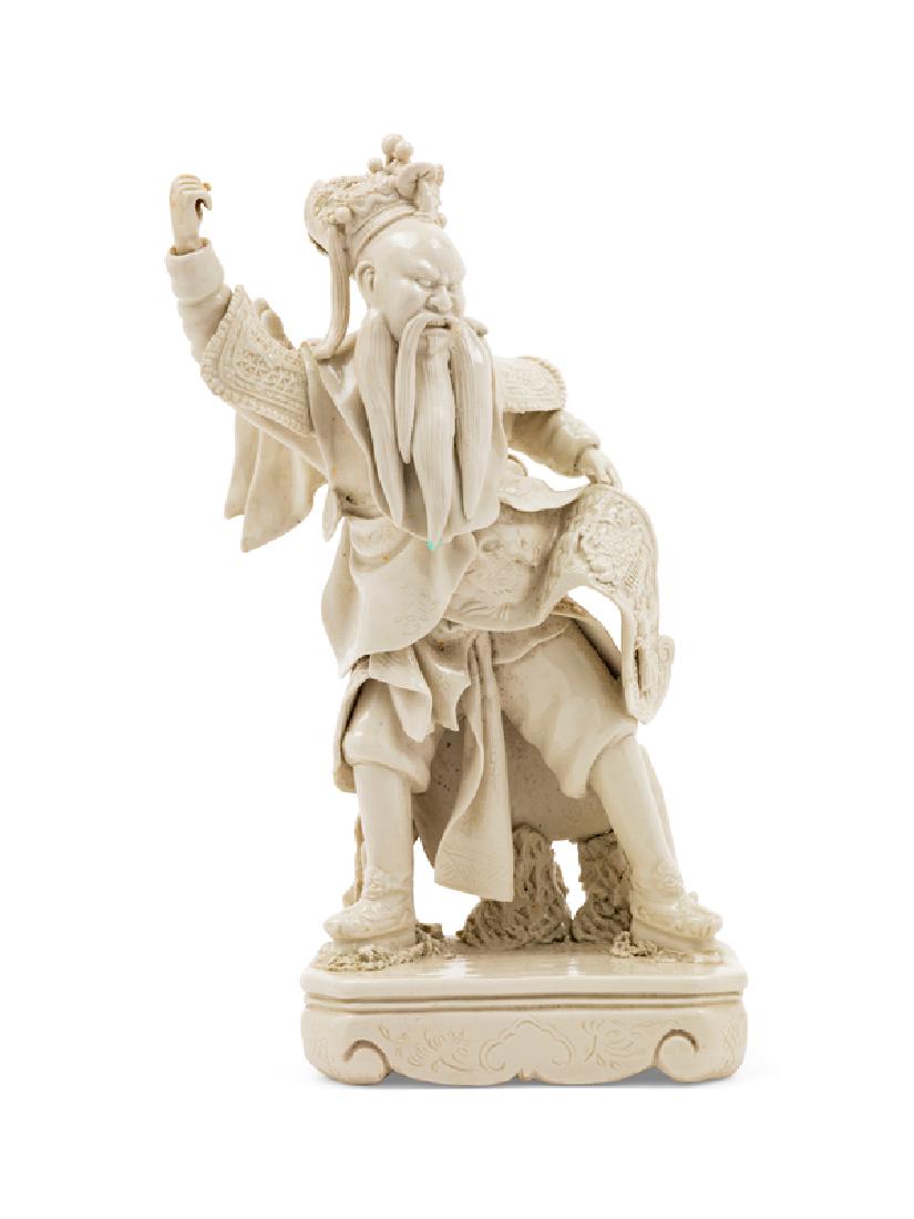 A Chinese Blanc-de-Chine Porcelain Figure 20TH CENTURY (1 of 2)