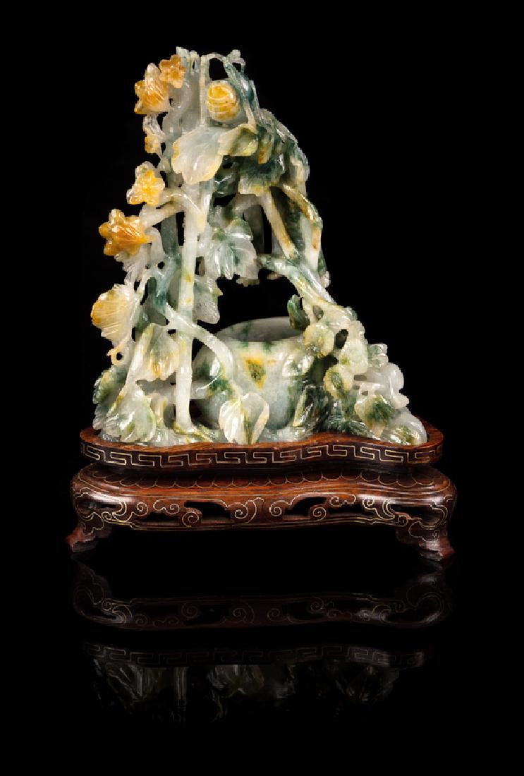 Two Chinese Jade Carvings 20TH CENTURY the first a (1 of 2)