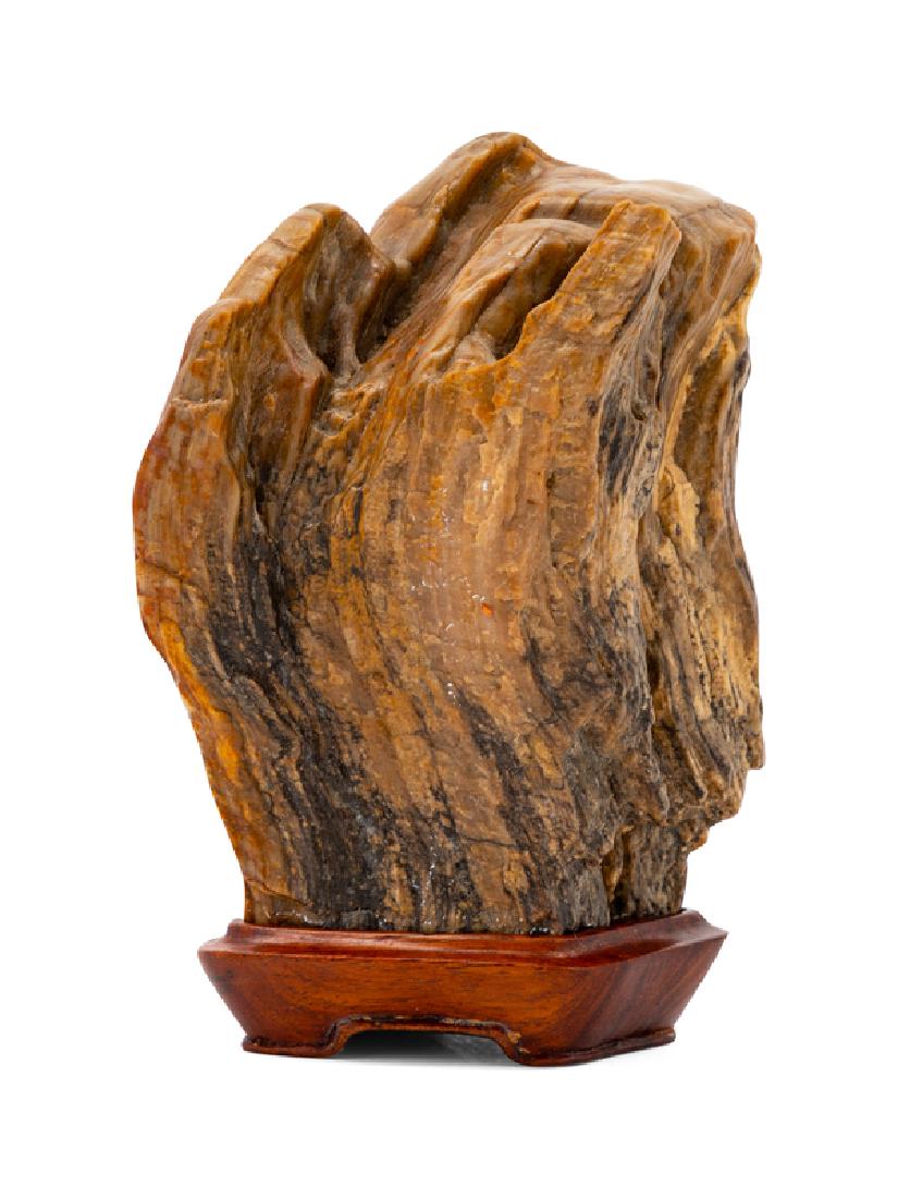 A Chinese Petrified Wood Scholar's Rock (1 of 2)