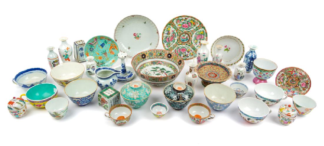 A Large Collection of Chinese and Japanese Porcelain (1 of 2)
