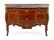 A Louis XV Style Gilt Bronze Mounted Marquetry Commode