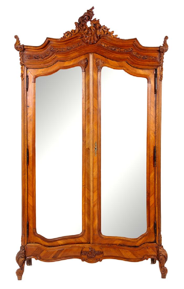 *A Louis XV Style Walnut Armoire (1 of 2)